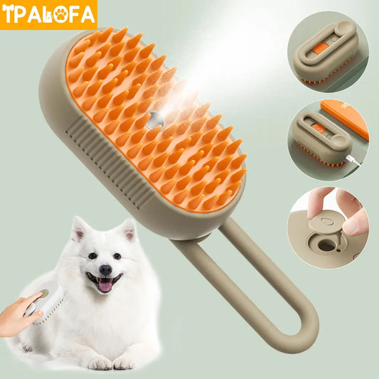 3-in-1 Pet Grooming & Massage Tool