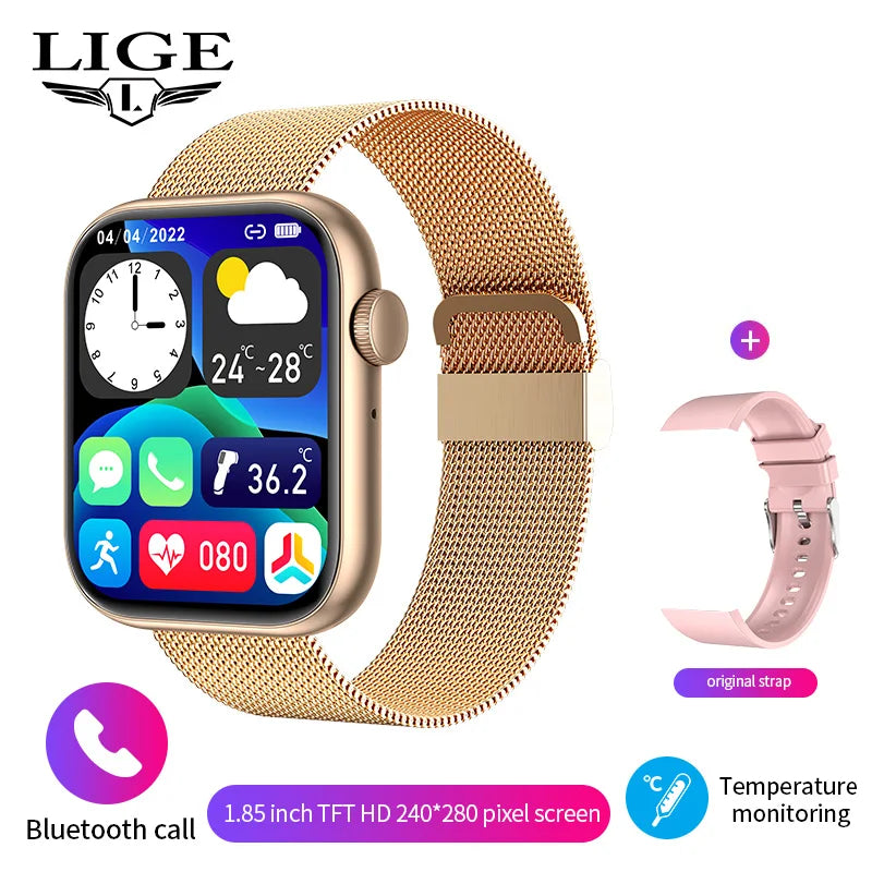 LIGE Smartwatch 2024 with Bluetooth