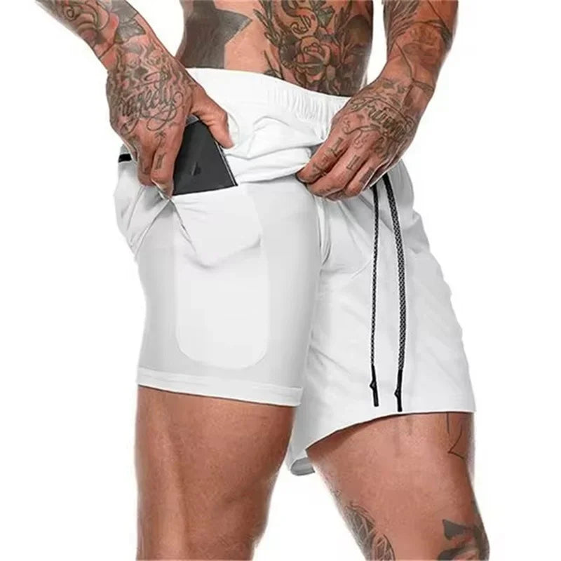 Men's 2-in-1 Quick Dry Shorts