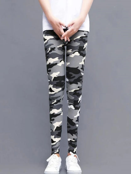 Stylish Camouflage Push-Up Fitness Leggings