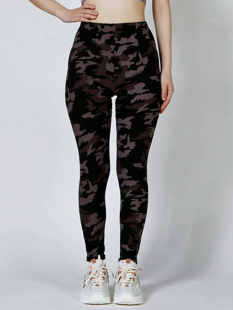 Stylish Camouflage Push-Up Fitness Leggings