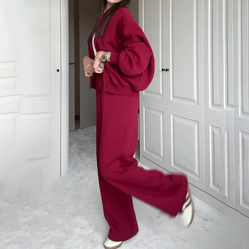 Women’s Tracksuit Set with Pockets