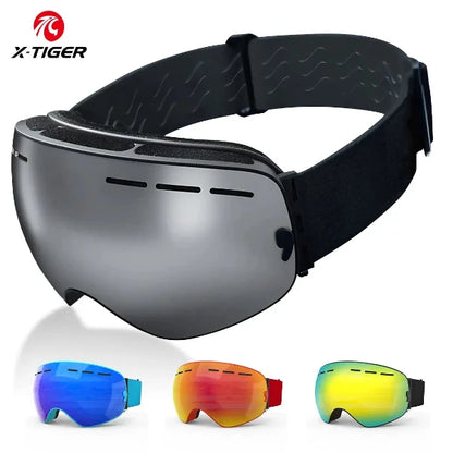 X-TIGER Ski Goggles with UV Protection