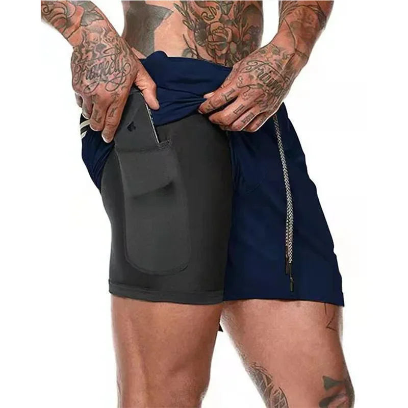 Men's 2-in-1 Quick Dry Shorts