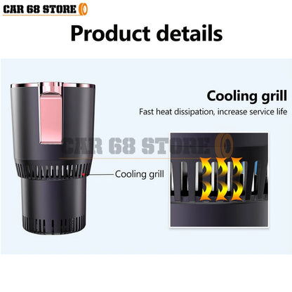 Smart Car Cup Warmer & Cooler 2-in-1