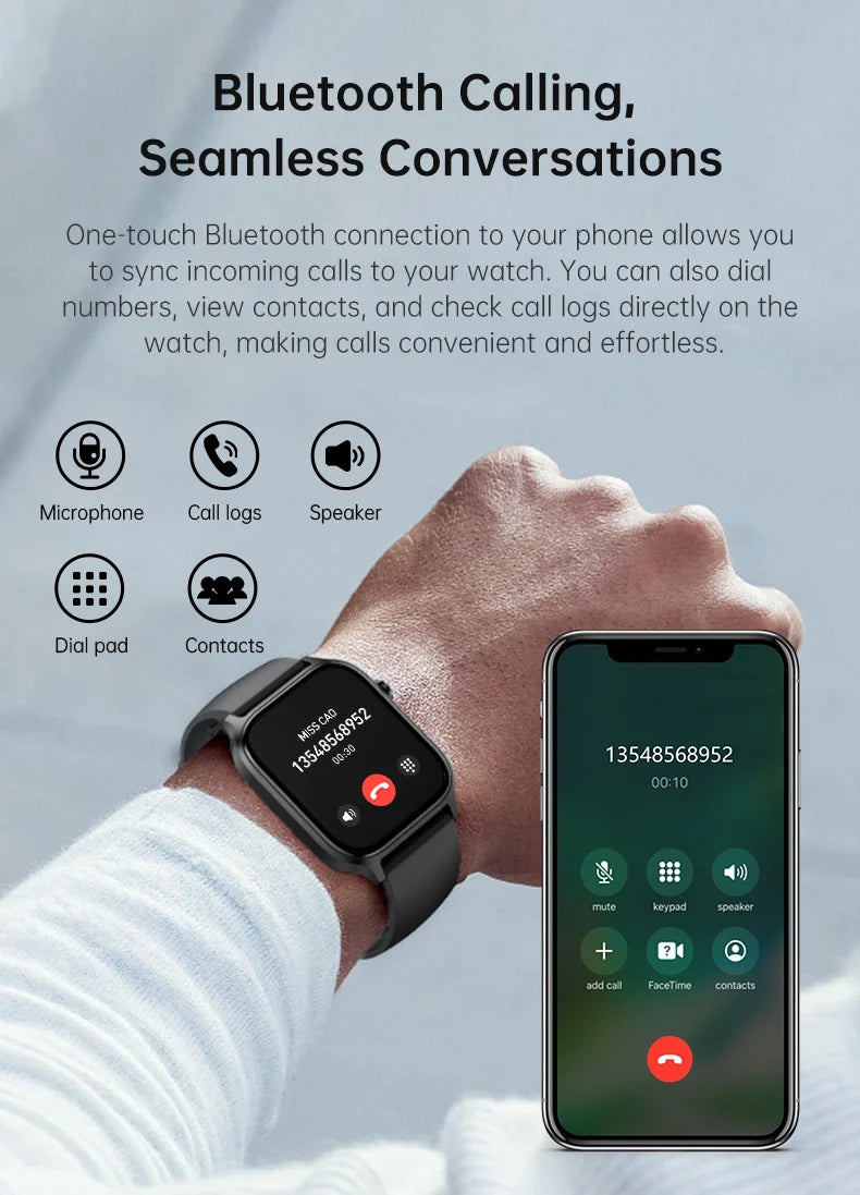 IUTECH Y7PRO Waterproof Smartwatch