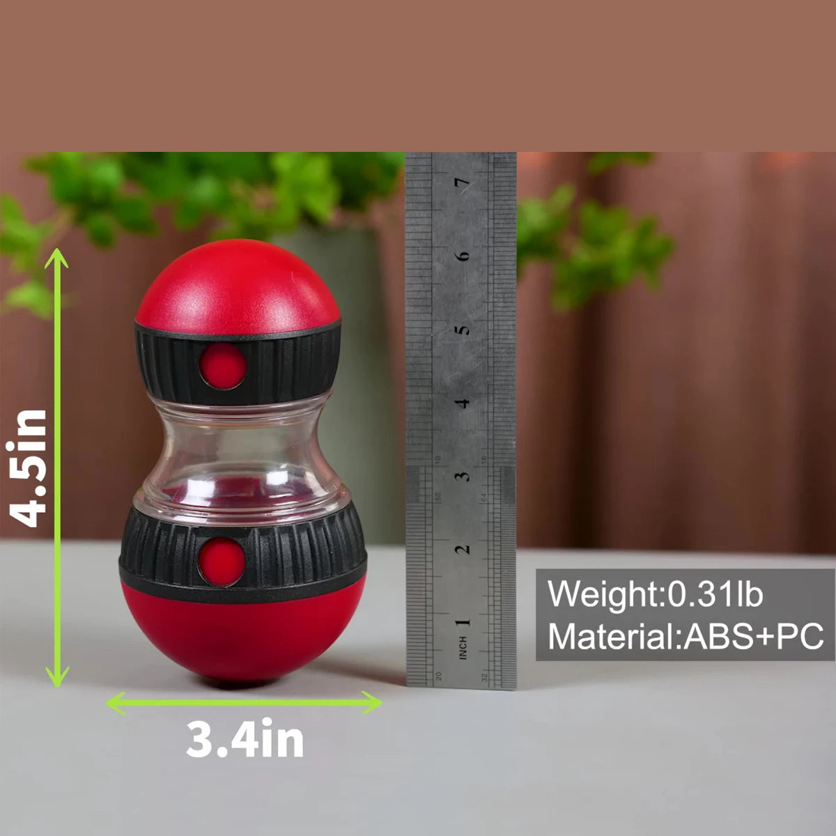 Interactive IQ-Boosting Pet Feeder Ball