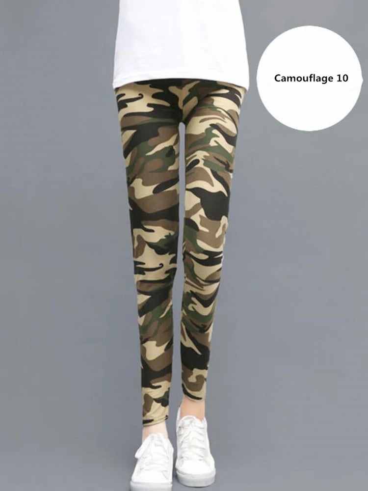 Stylish Camouflage Push-Up Fitness Leggings