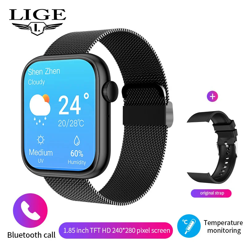 LIGE Smartwatch 2024 with Bluetooth