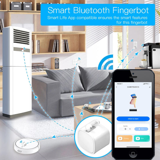 Smart Bluetooth Switch Button Pusher Robot