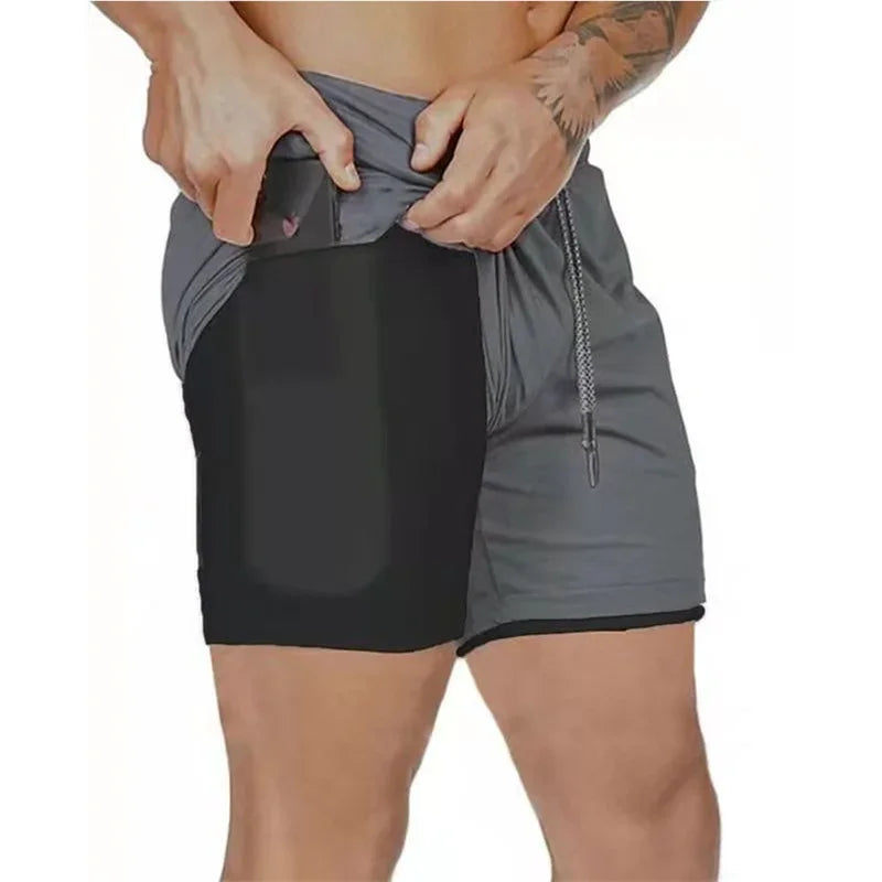 Men's 2-in-1 Quick Dry Shorts