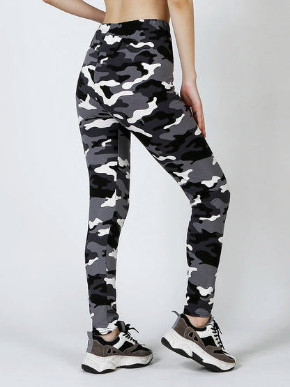 Stylish Camouflage Push-Up Fitness Leggings