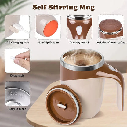 USB Rechargeable Automatic Mixing Mug