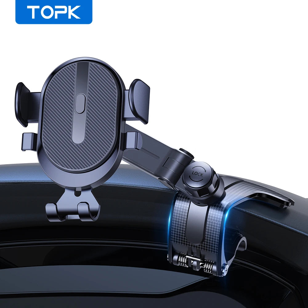 TOPK Dashboard Phone Holder - 360 Rotation