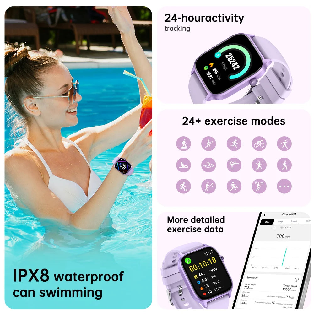 IUTECH Y7PRO Waterproof Smartwatch