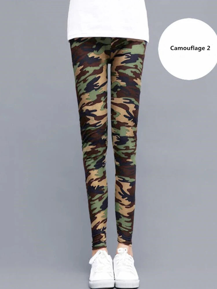 Stylish Camouflage Push-Up Fitness Leggings