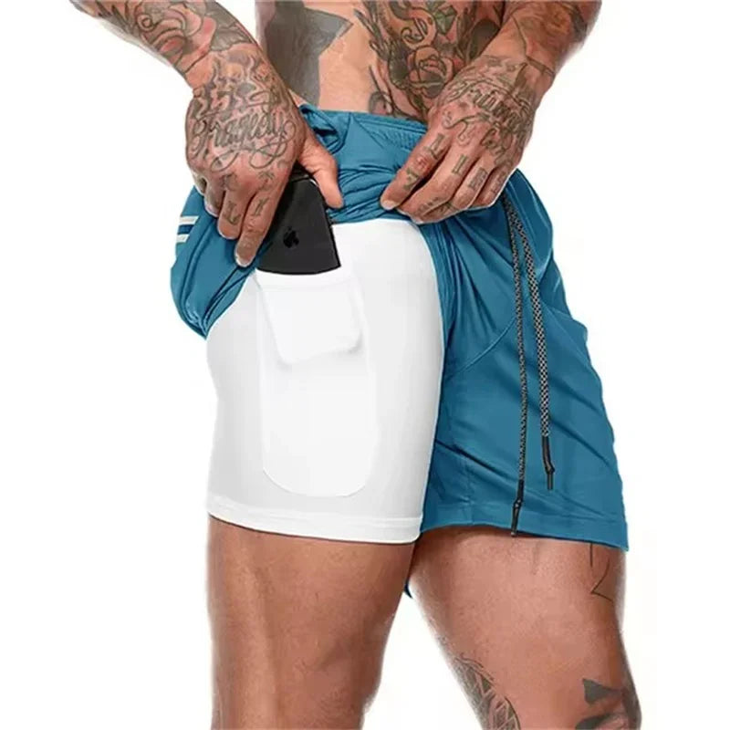 Men's 2-in-1 Quick Dry Shorts