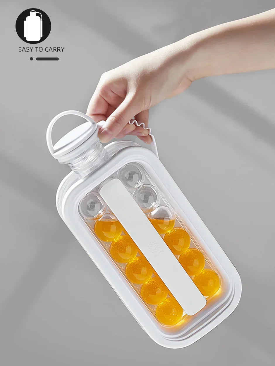 Portable Ice Maker Bottle and Tray