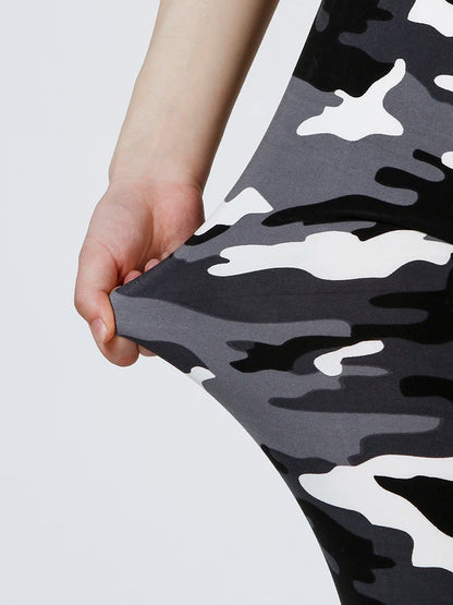 Stylish Camouflage Push-Up Fitness Leggings