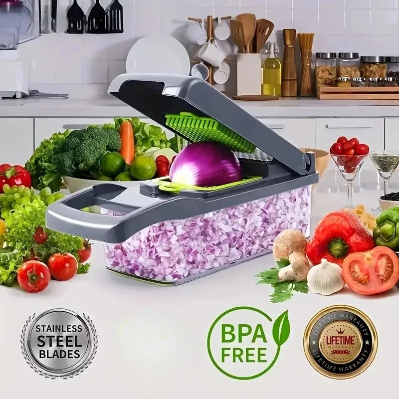 Multifunctional Vegetable Chopper and Slicer