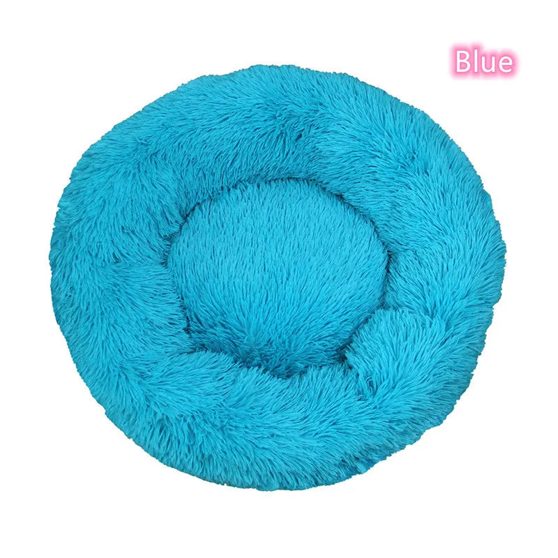 Plush Donut Cat Bed - Ultimate Comfort