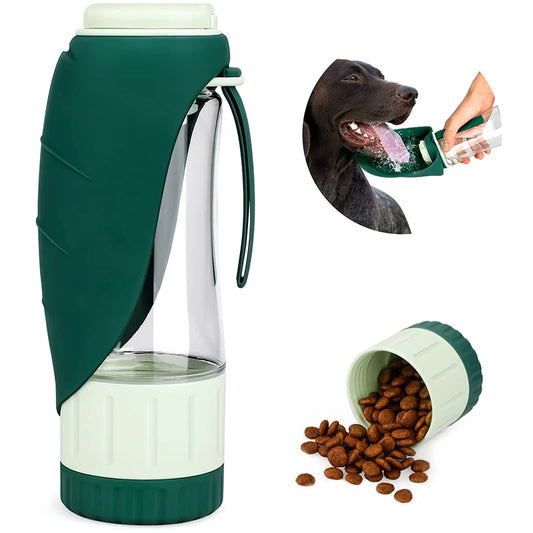 2-in-1 Portable Dog Water Bottle