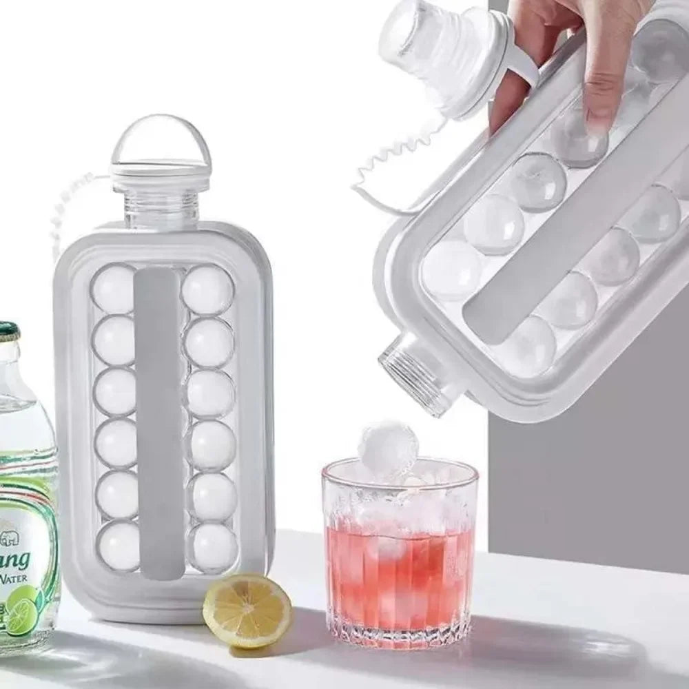 Portable Ice Maker Bottle and Tray