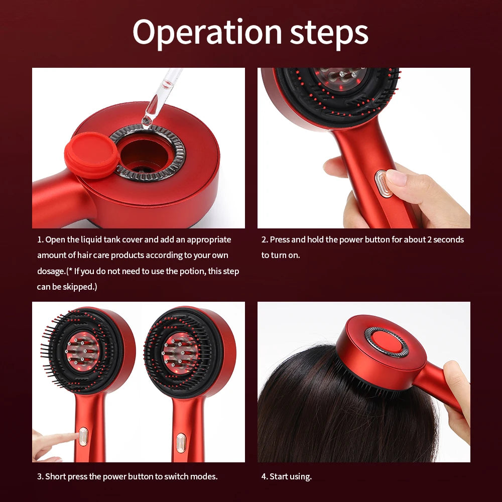 Infrared Scalp Massager for Hair Growth