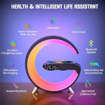 Aurora Station: Wireless Charger & Alarm