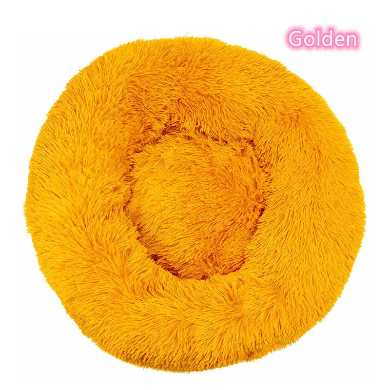 Plush Donut Cat Bed - Ultimate Comfort