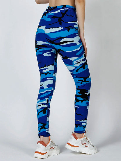 Stylish Camouflage Push-Up Fitness Leggings