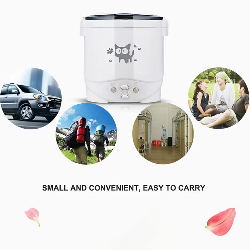 Portable Dual-Use Mini Rice Cooker 12V