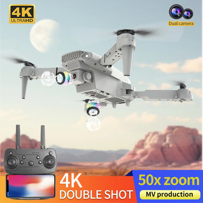 E88 Foldable 4K Drone with Dual Camera