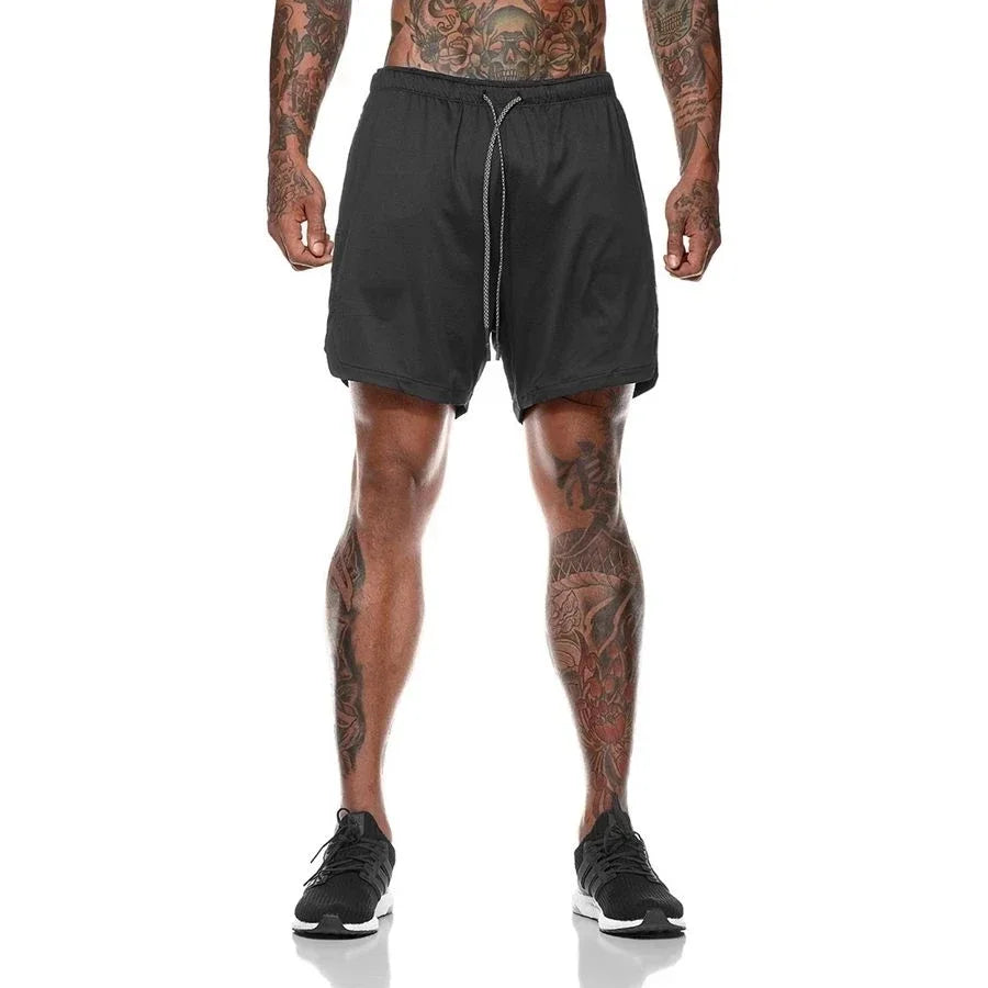 Men's 2-in-1 Quick Dry Shorts