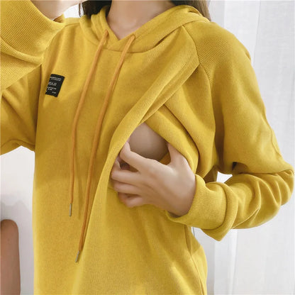 Winter Maternity Hoodie for Pregnant Women