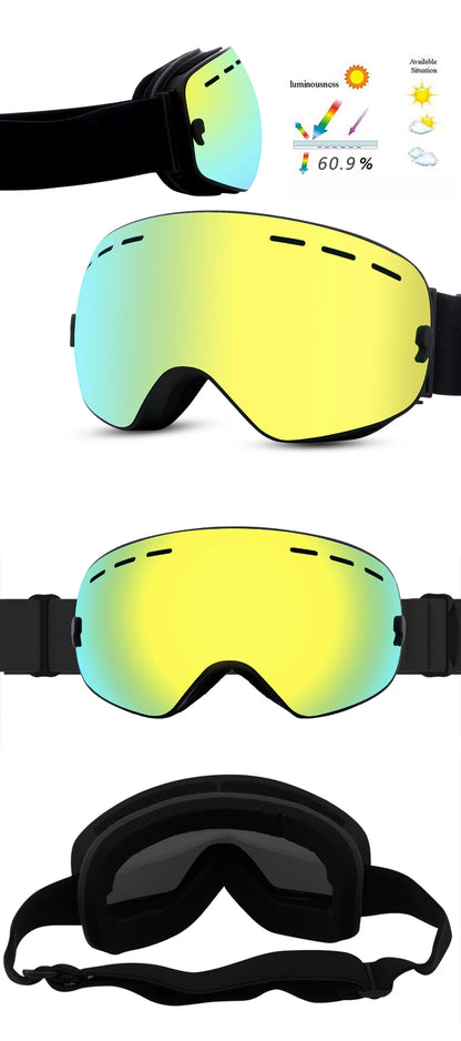 X-TIGER Ski Goggles with UV Protection