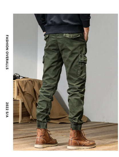 CAAYU Men's Multi-Pocket Tactical Joggers