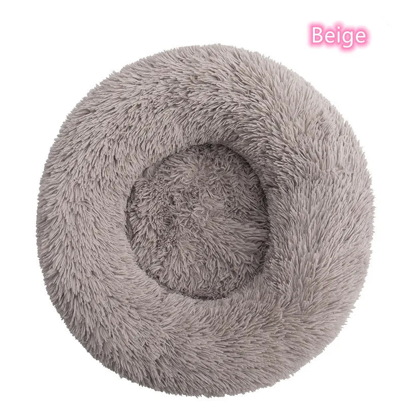 Plush Donut Cat Bed - Ultimate Comfort