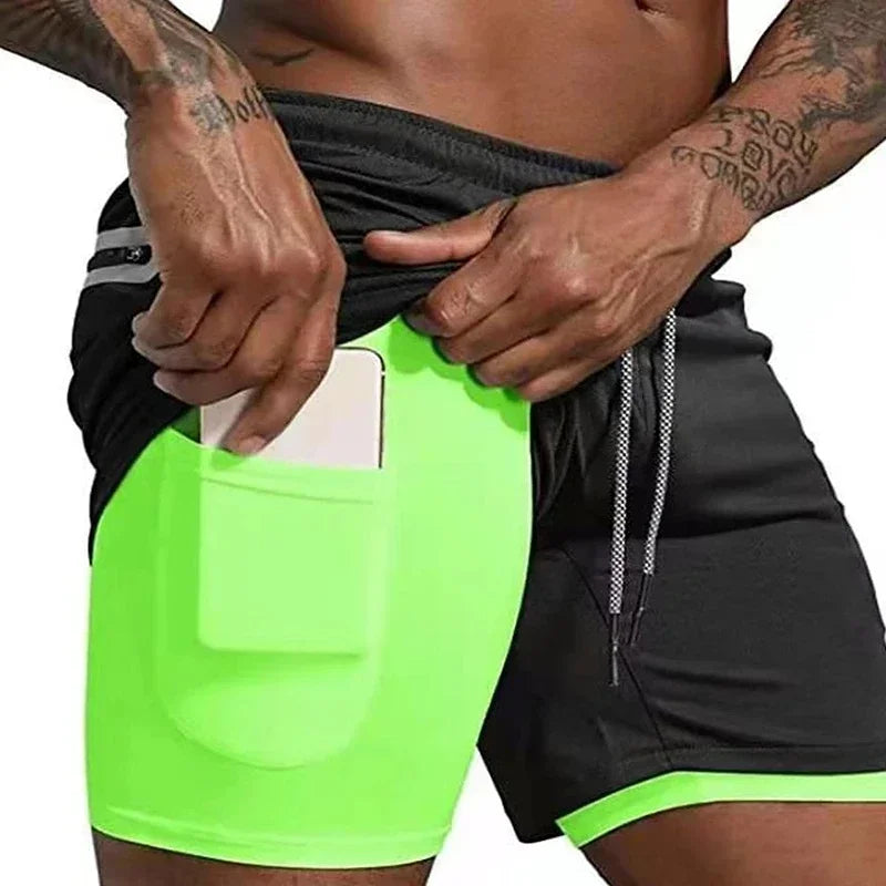 Men's 2-in-1 Quick Dry Shorts