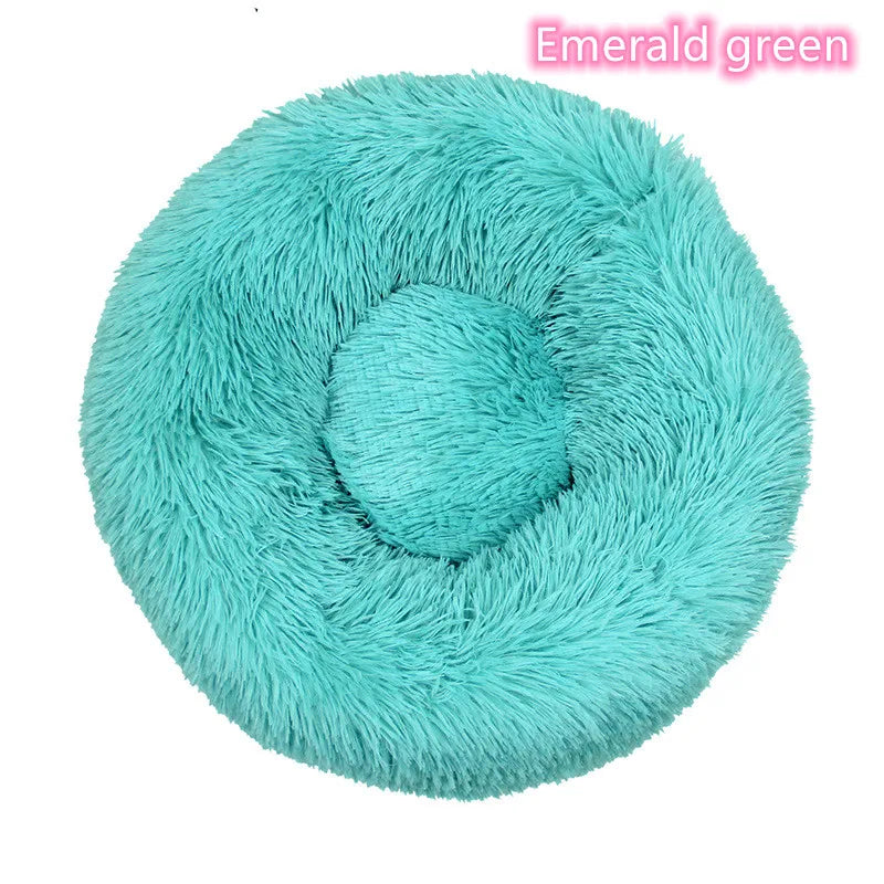 Plush Donut Cat Bed - Ultimate Comfort