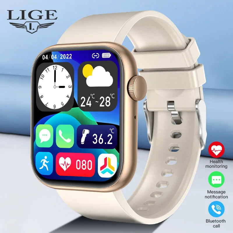 LIGE Smartwatch 2024 with Bluetooth