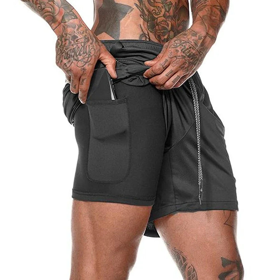 Men's 2-in-1 Quick Dry Shorts