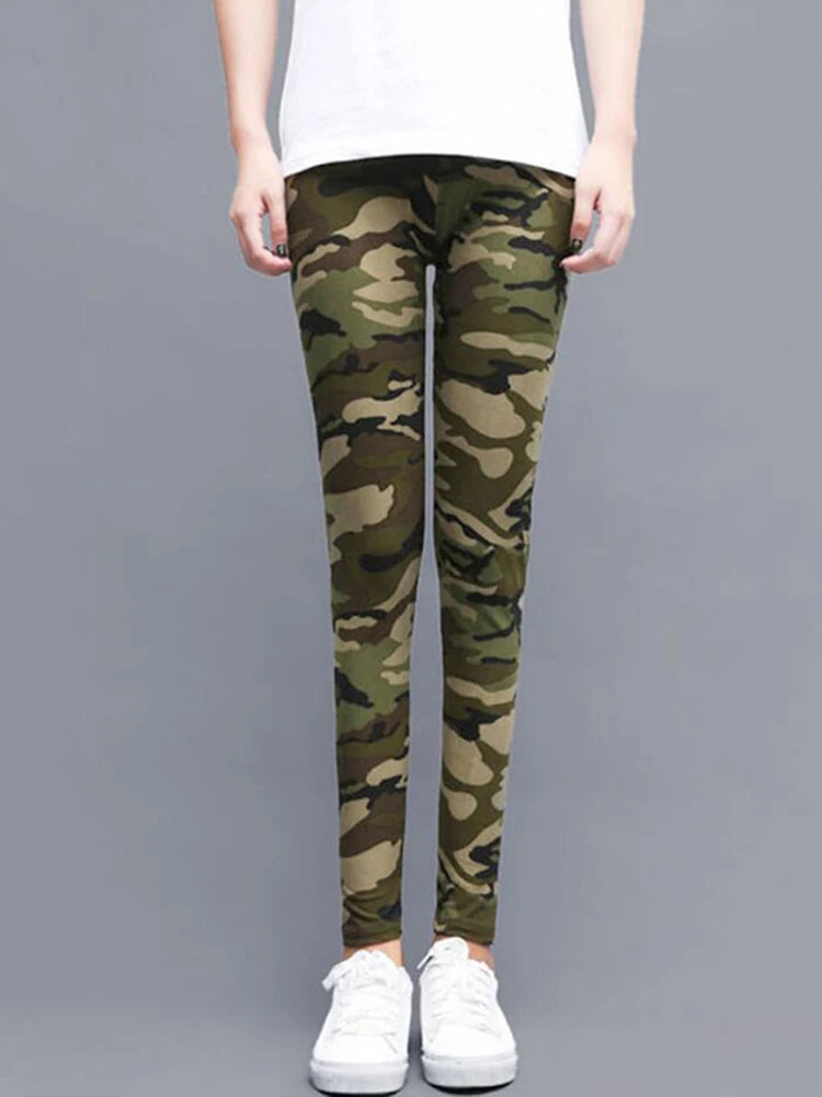 Stylish Camouflage Push-Up Fitness Leggings