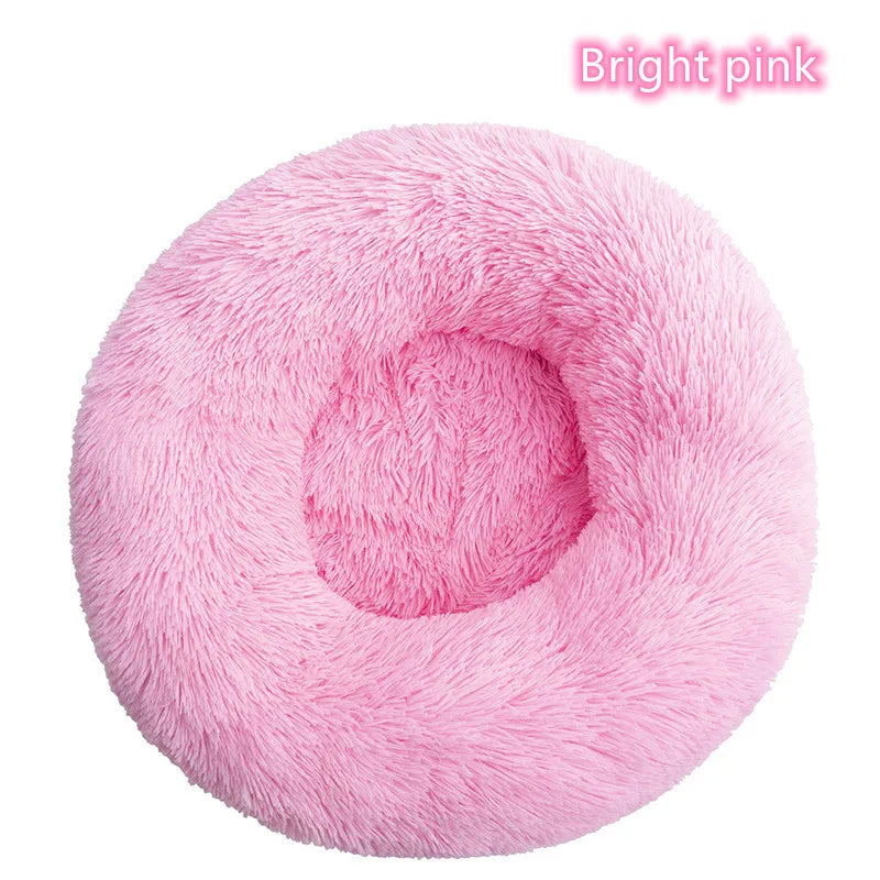 Plush Donut Cat Bed - Ultimate Comfort