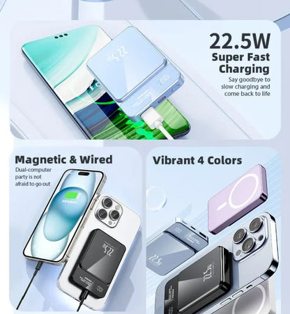 100000mAh Magnetic Qi Wireless Power Bank