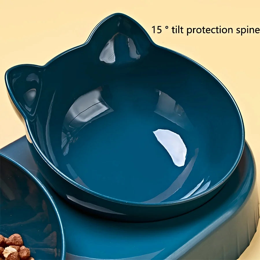 3-in-1 Cat Bowl & Water Feeder