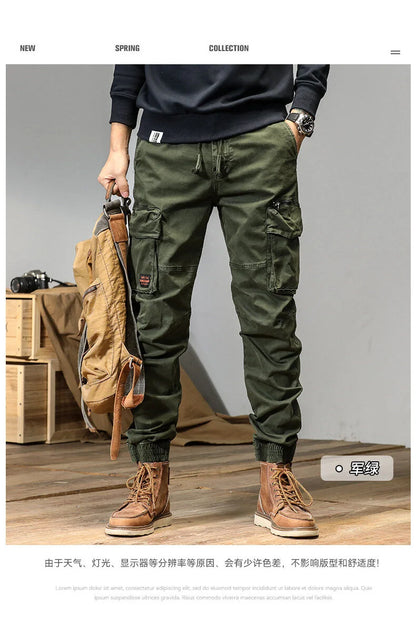 CAAYU Men's Multi-Pocket Tactical Joggers