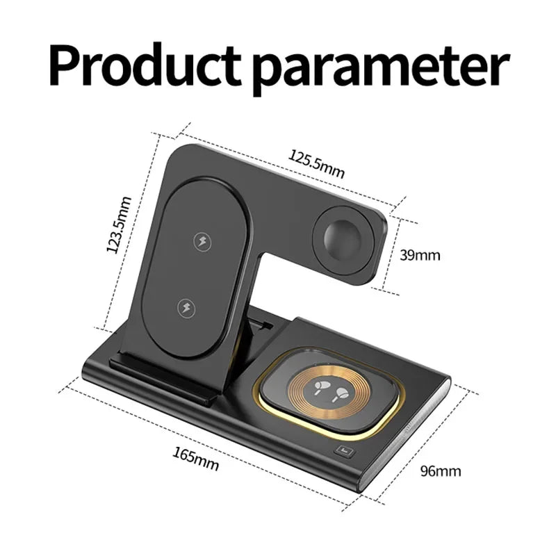 30W 3-in-1 Foldable Wireless Charger