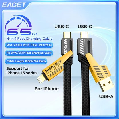 Eaget 4-in-1 Fast Charging Cable