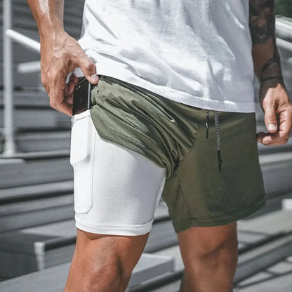 Men's 2-in-1 Quick Dry Shorts